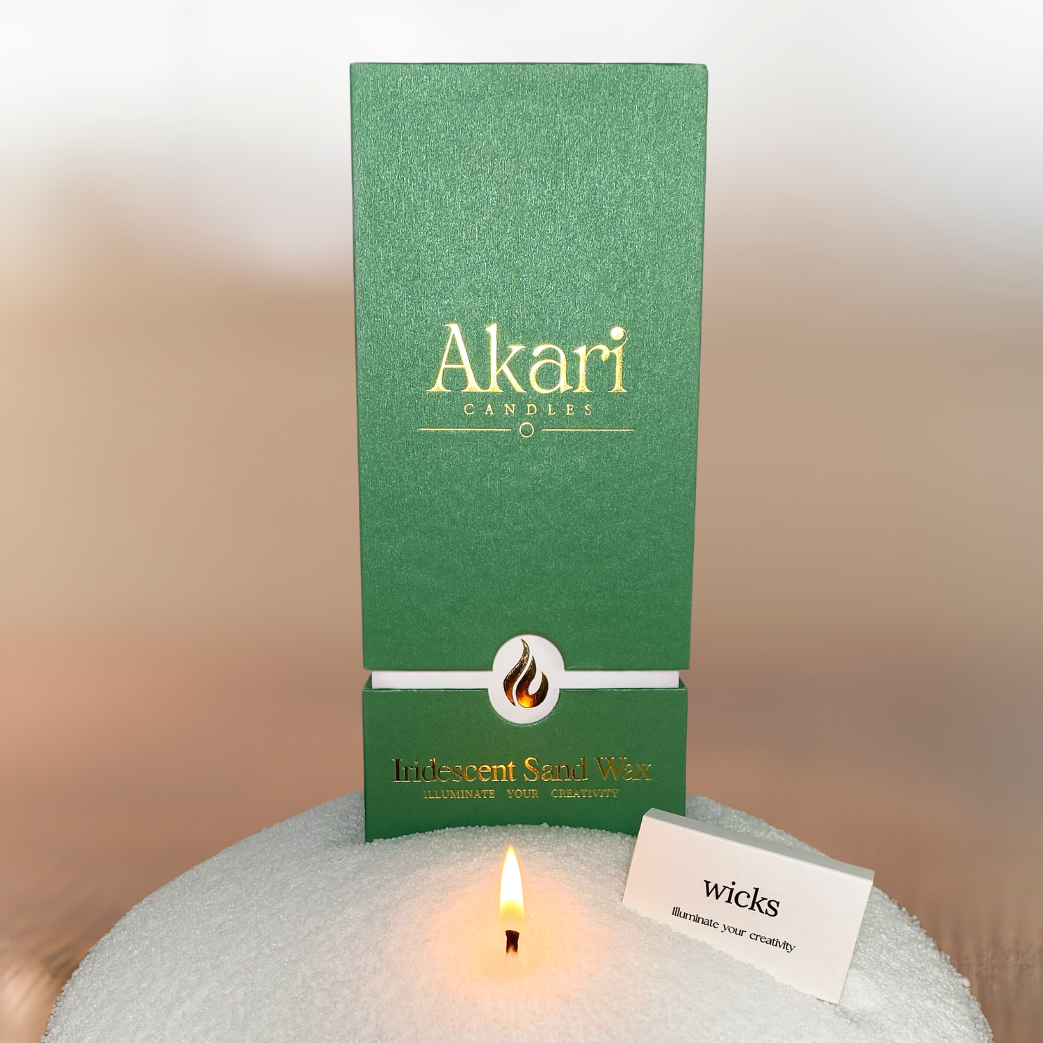 White Soft Sandwax. Perfect unique gift 