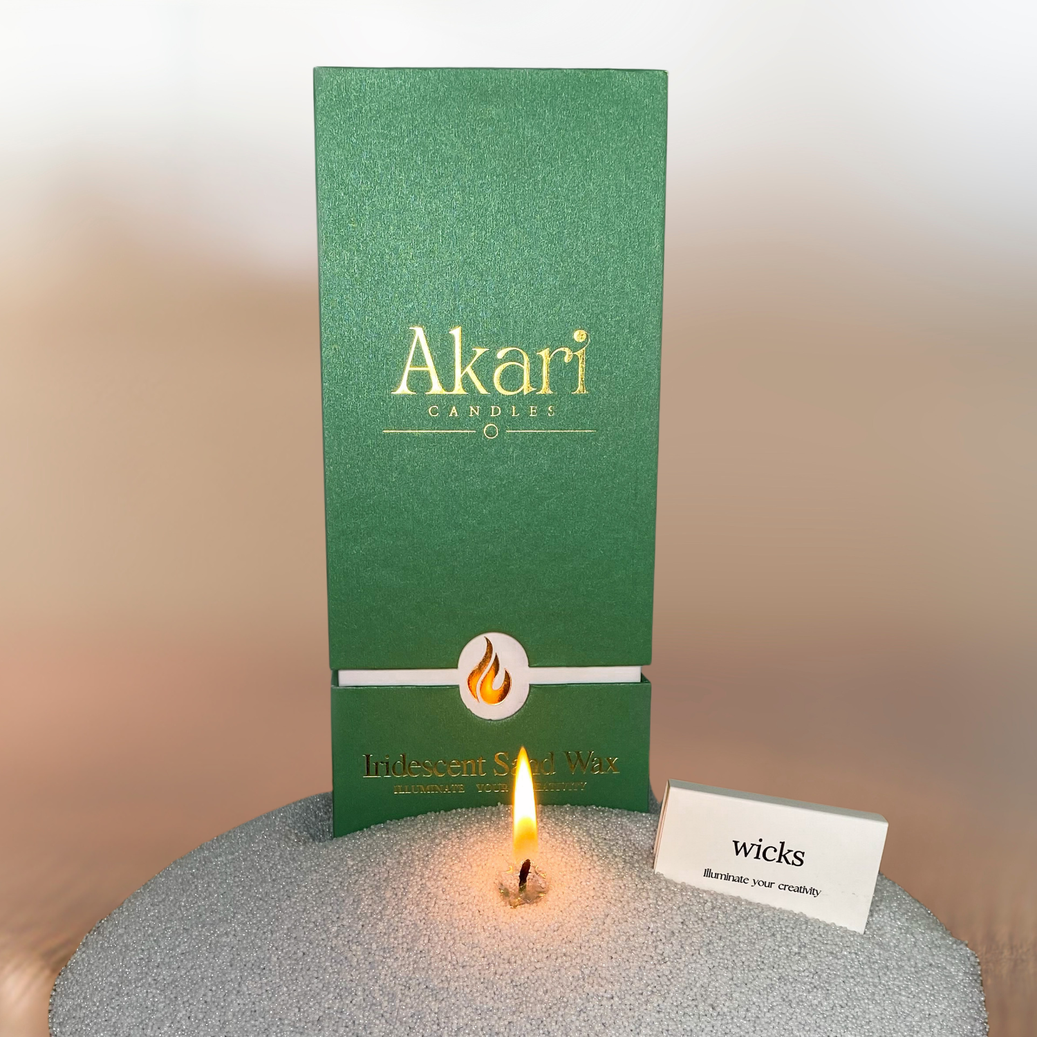 Pearlescent Silver AKARI Sand Wax