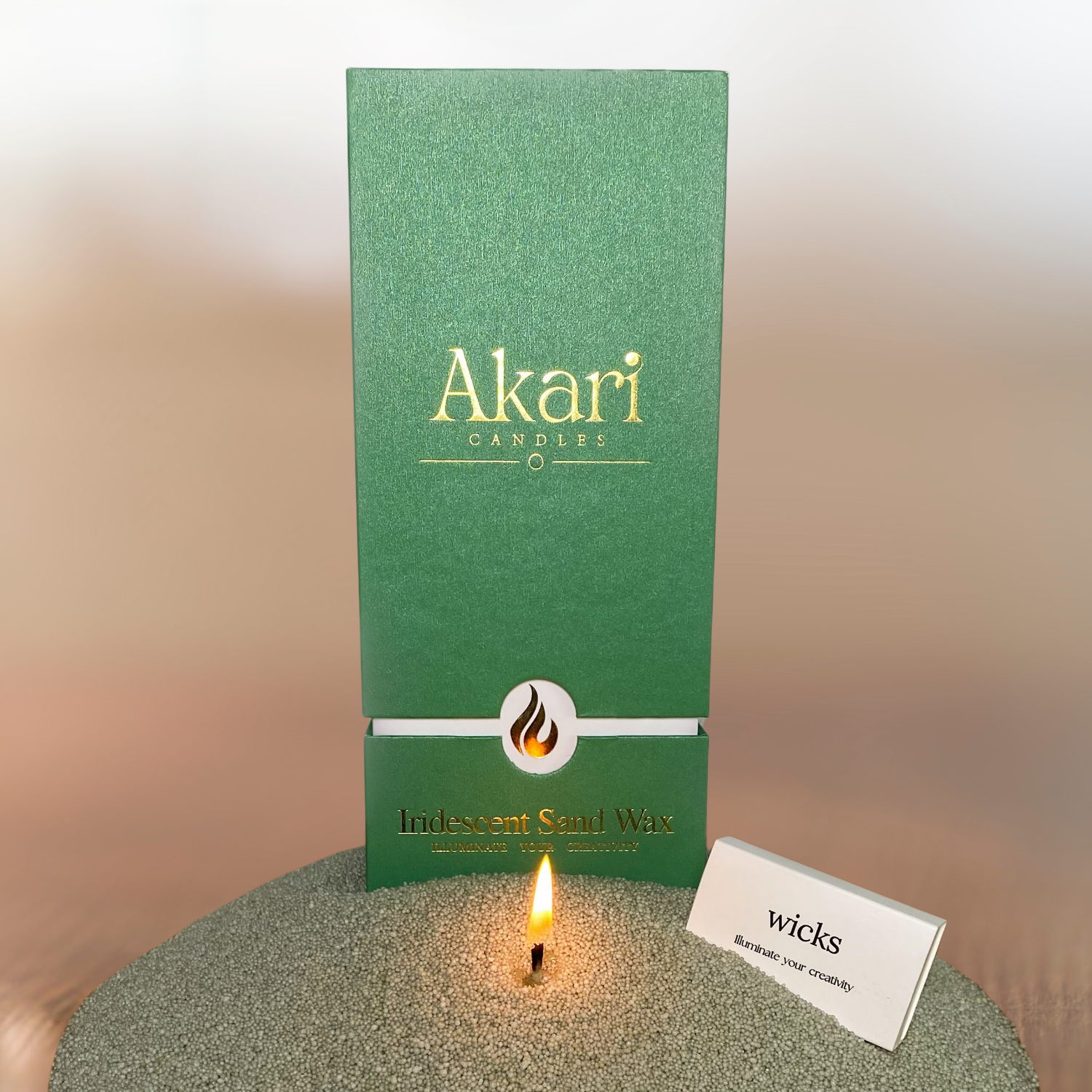 Sage Green AKARI Sand Wax - 600g