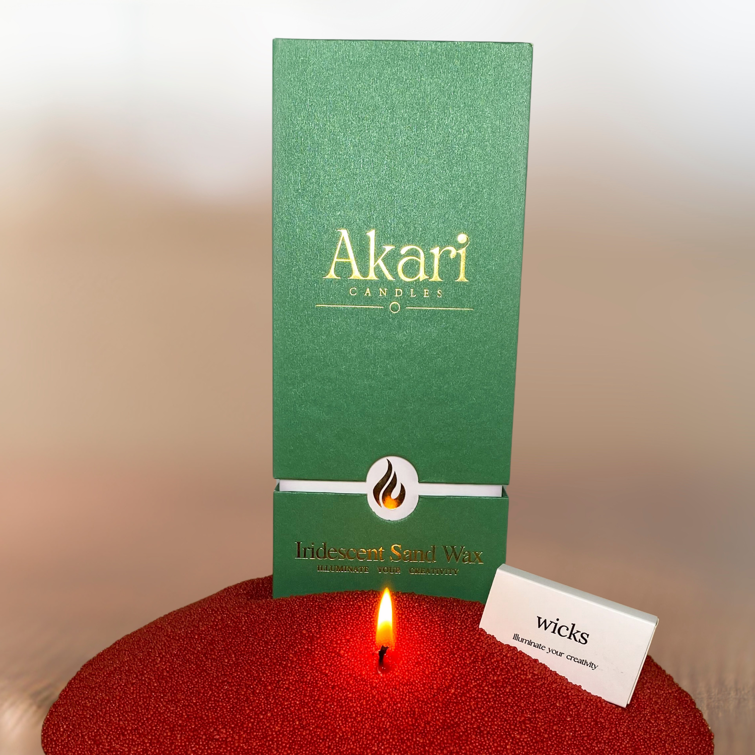 Pohutukawa Red AKARI Sand Wax - 600g