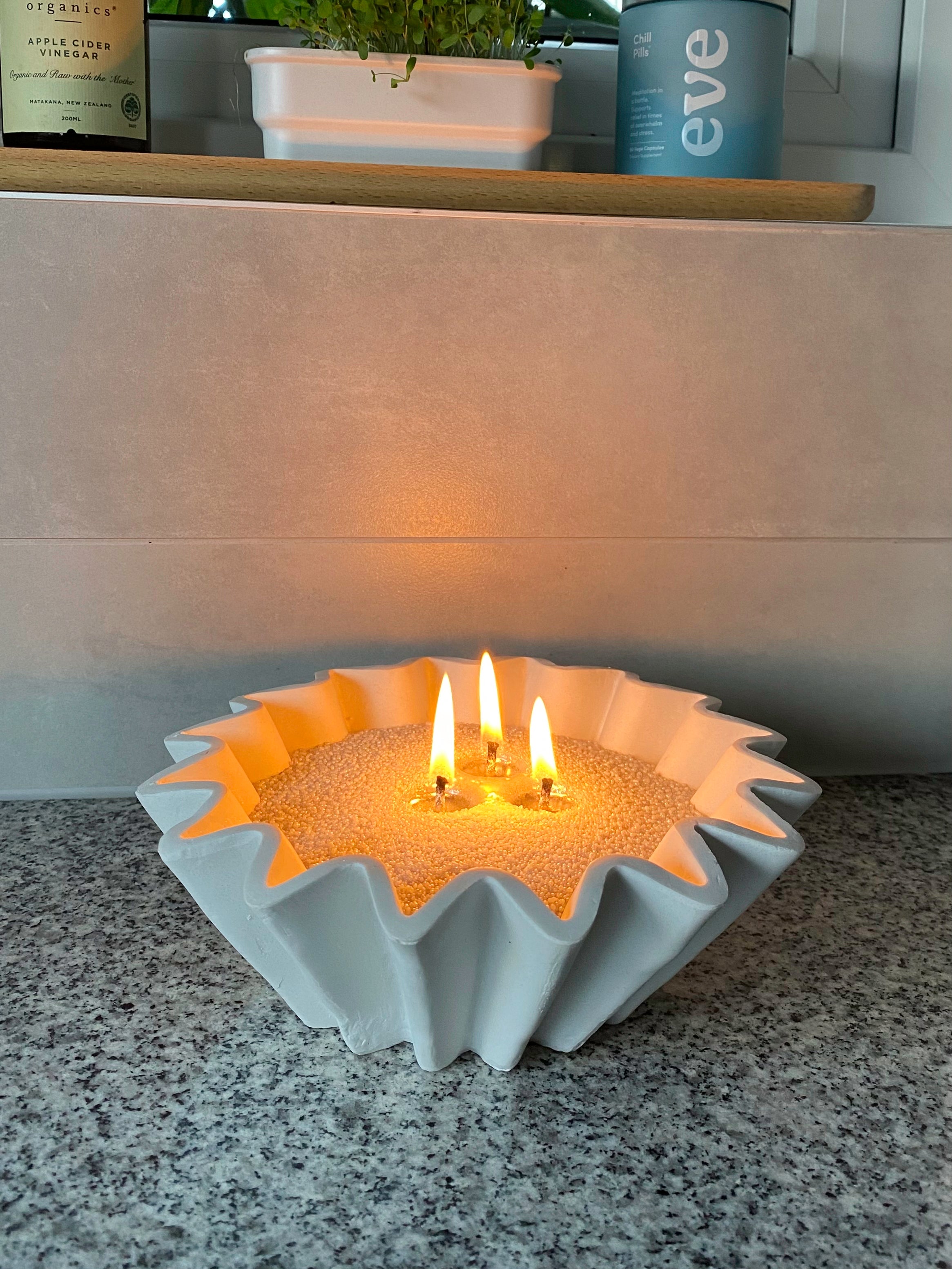 Pearlescent Silver AKARI Sand Wax
